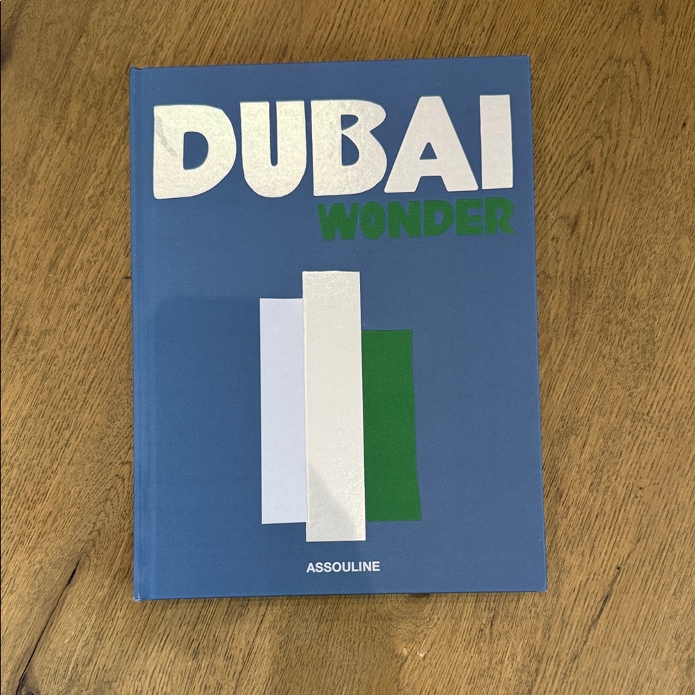 Assouline Dubai Wonder Hardcover – Blue, Green & White